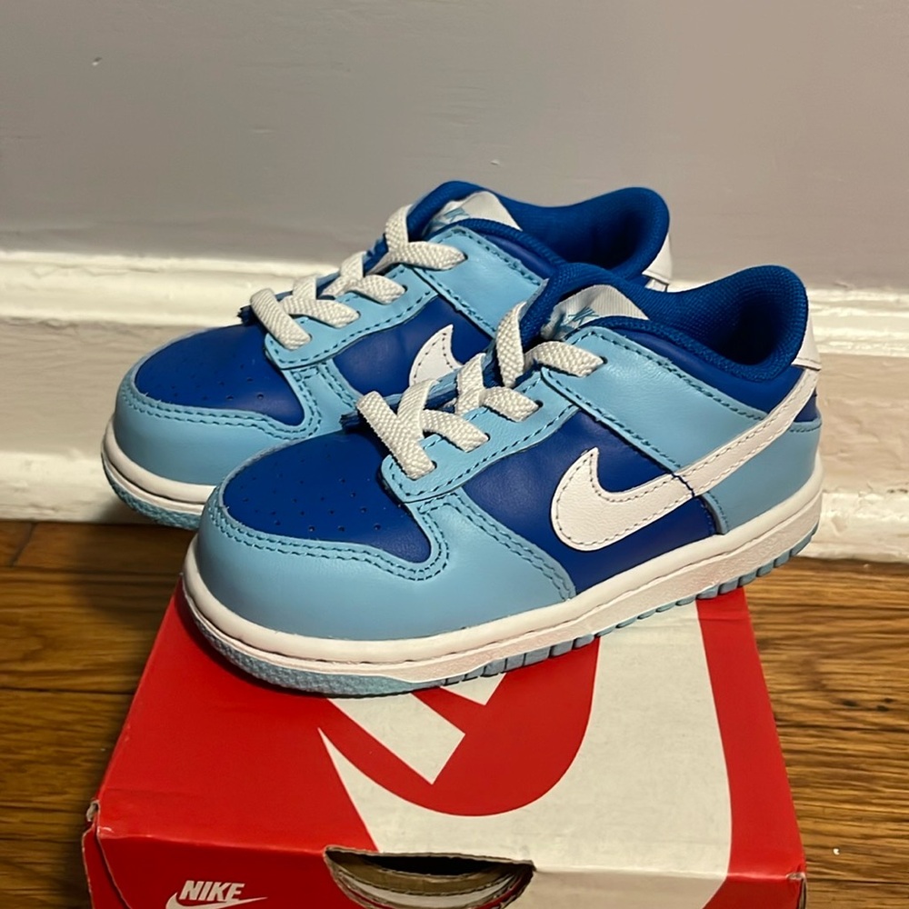 Nike Dunk Lows “Argon” Toddler 8c